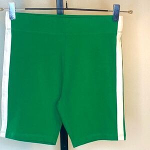 NEW…Green 🟩/White ⬜️ biker shorts size S (small) from Forever21